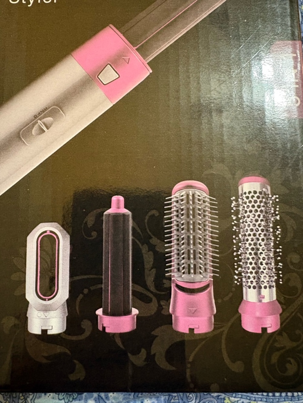 HOT Air Styler 5-in-1 Hair Tool - Pink/Gray - Picture 2 of 3